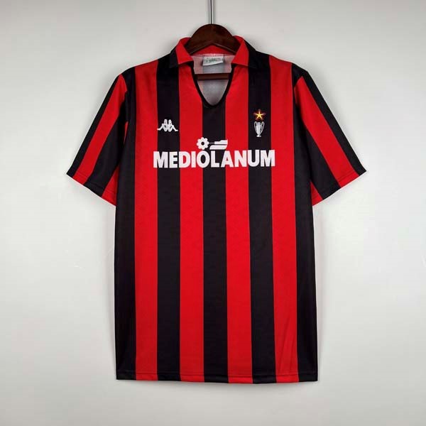 Tailandia Camiseta AC Milan Primera equipo Retro 1989-1990